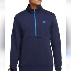 Nike Sportswear Club Men's 1/2-Zip Fleece Top Size L
